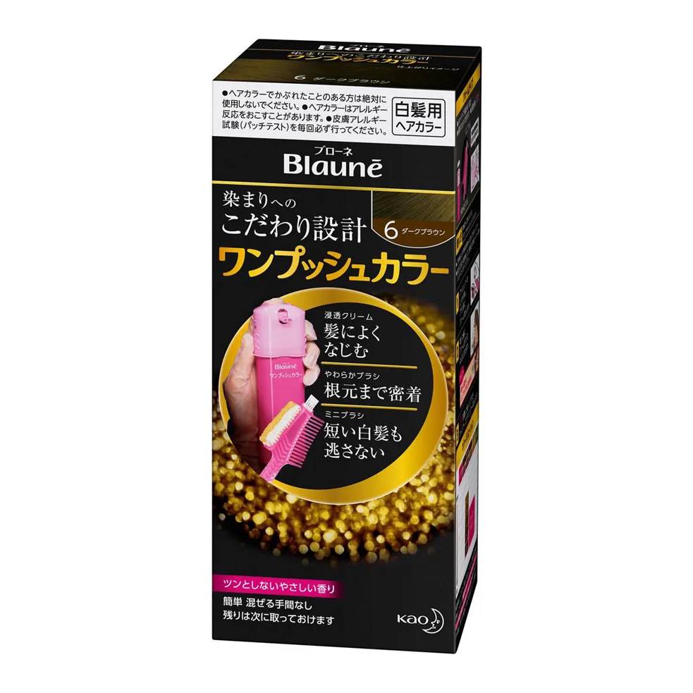 NHUỘM TÓC PHỦ BẠC CHO NAM NỮ KAO BLAUNE DẠNG ẤN ĐỦ MÀU
